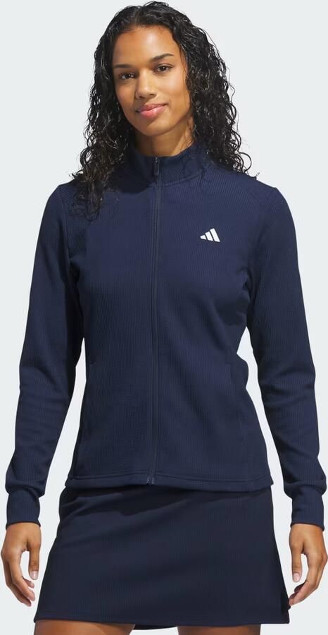 Adidas PERFORMANCE TEXTURE JACK MET LANGE RITSSLUITING