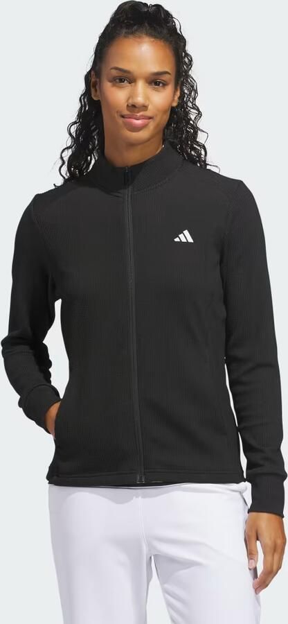 Adidas PERFORMANCE TEXTURE JACK MET LANGE RITSSLUITING