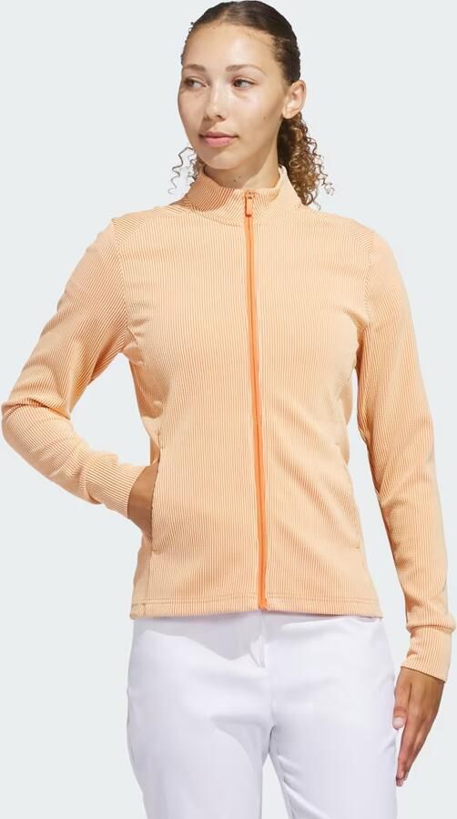 Adidas PERFORMANCE TEXTURE JACK MET LANGE RITSSLUITING