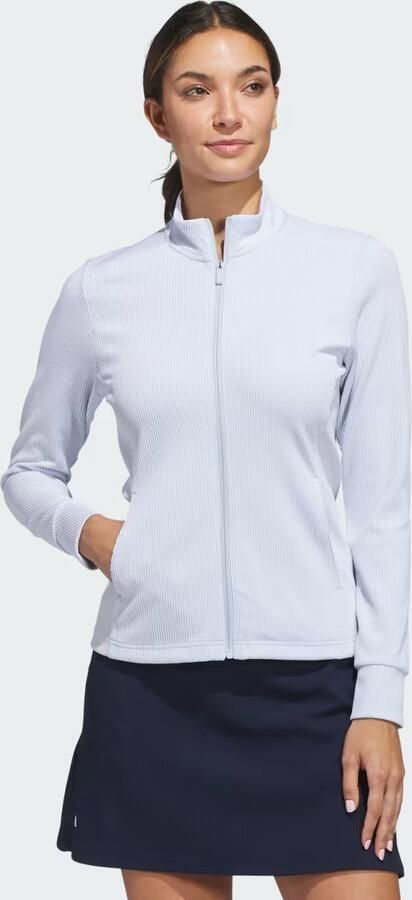 Adidas PERFORMANCE TEXTURE JACK MET LANGE RITSSLUITING