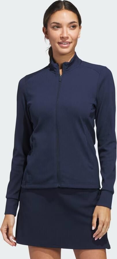 Adidas PERFORMANCE TEXTURE JACK MET LANGE RITSSLUITING