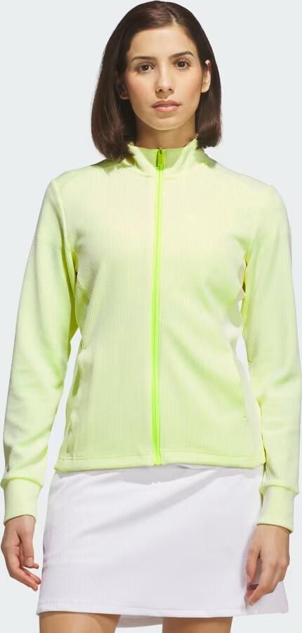 Adidas PERFORMANCE TEXTURE JACK MET LANGE RITSSLUITING