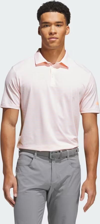 Adidas PERFORMANCE TEXTURED PRINT POLO SHIRT