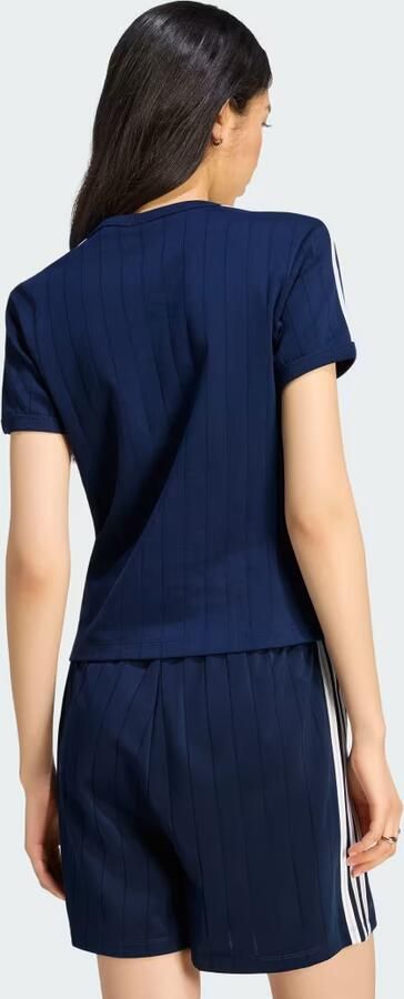 Adidas PINSTRIPE SLIM-FIT T-SHIRT - Foto 5