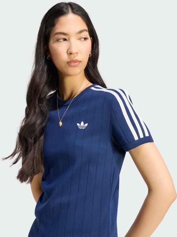 Adidas PINSTRIPE SLIM-FIT T-SHIRT - Foto 3