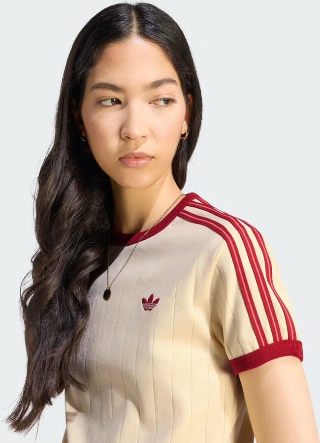 Adidas PINSTRIPE SLIM-FIT T-SHIRT - Foto 3