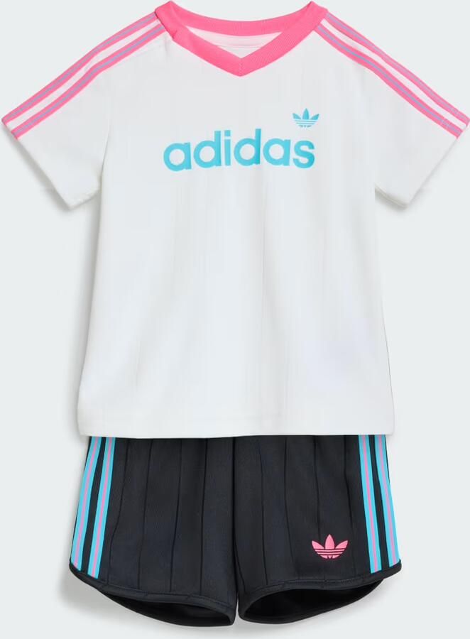 Adidas PINSTRIPES SPRINTER SHORT T-SHIRT SET