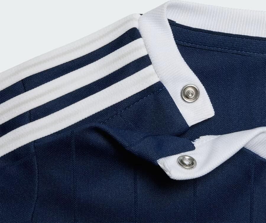 Adidas Originals Pinstripe T-Shirt Shorts Set Infant Blauw Kind Blauw - Foto 6