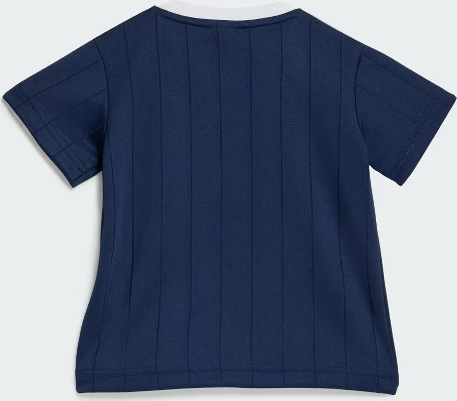 Adidas Originals Pinstripe T-Shirt Shorts Set Infant Blauw Kind Blauw - Foto 5