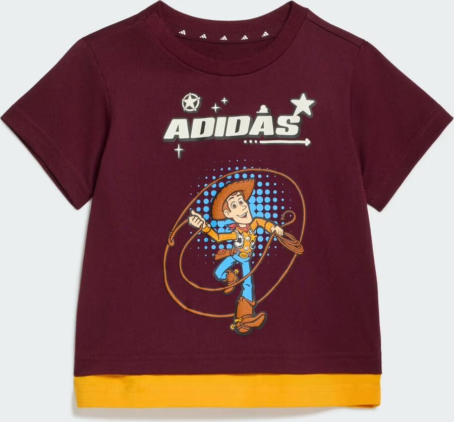 Adidas x Disney Pixar T-Shirt Shorts Set Infant Roze Kind Roze