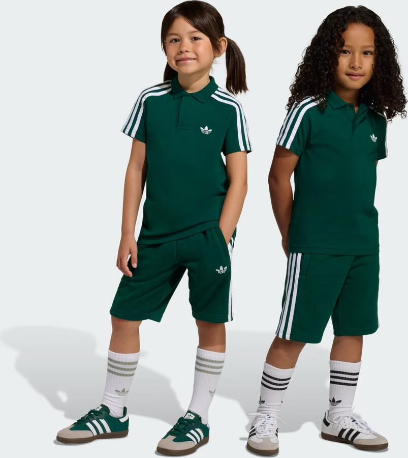 Adidas Originals Polo Shirt Shorts Set Children Groen Kind Groen