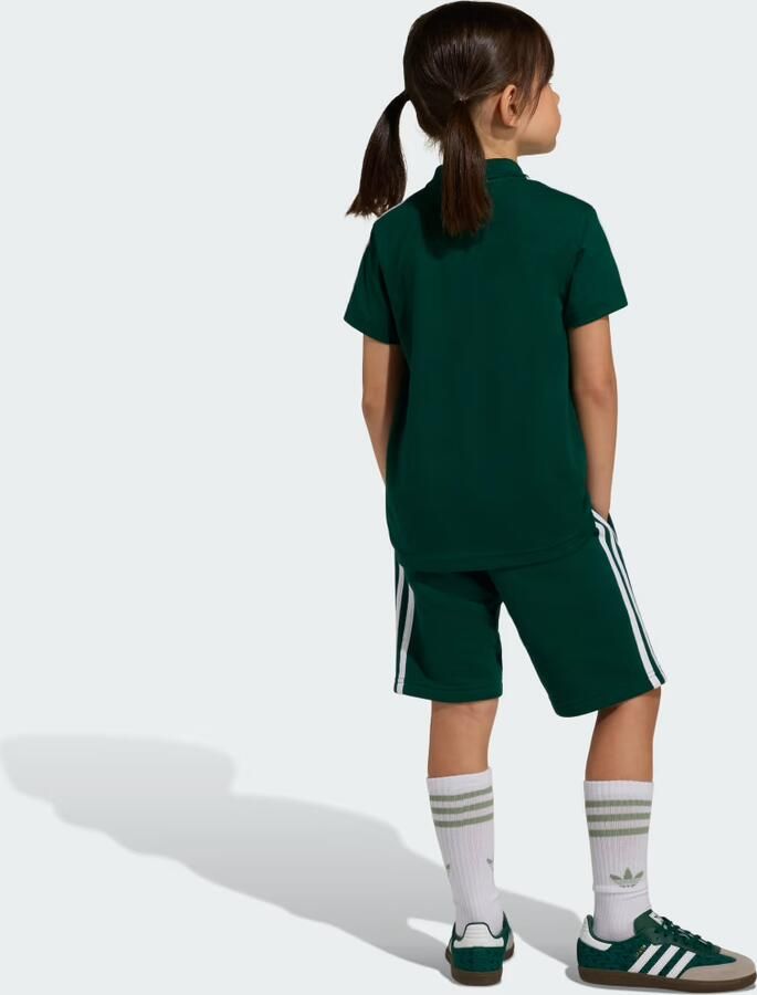 Adidas Originals Polo Shirt Shorts Set Children Groen Kind Groen - Foto 4