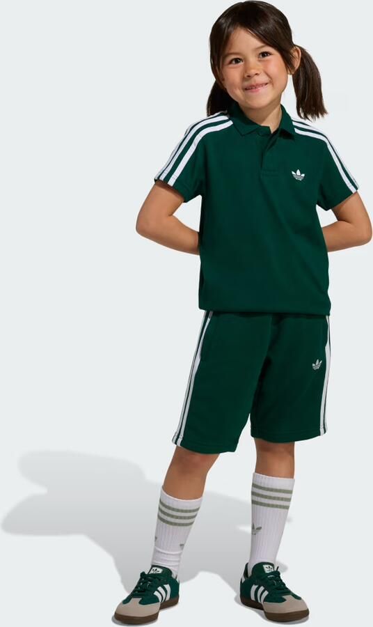 Adidas Originals Polo Shirt Shorts Set Children Groen Kind Groen - Foto 5
