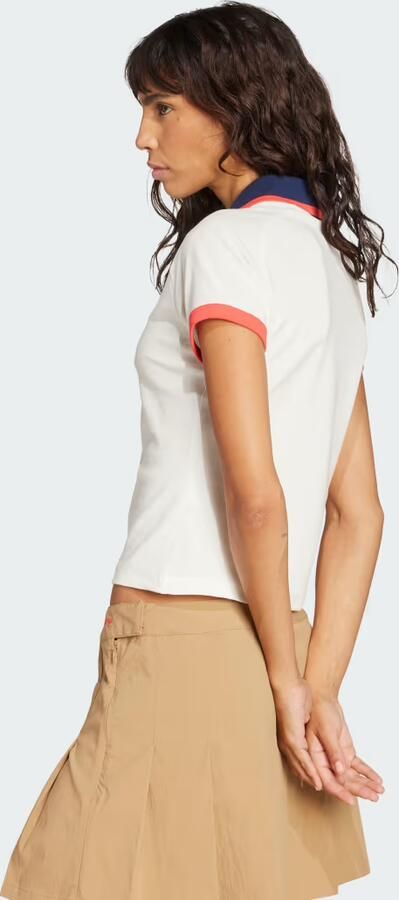 Adidas Originals Slim fit poloshirt met labelstitching - Foto 4