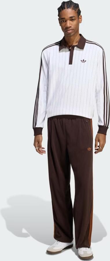 Adidas POLOSHIRT MET KRIJTSTREEPJES EN LANGE MOUWEN - Foto 6