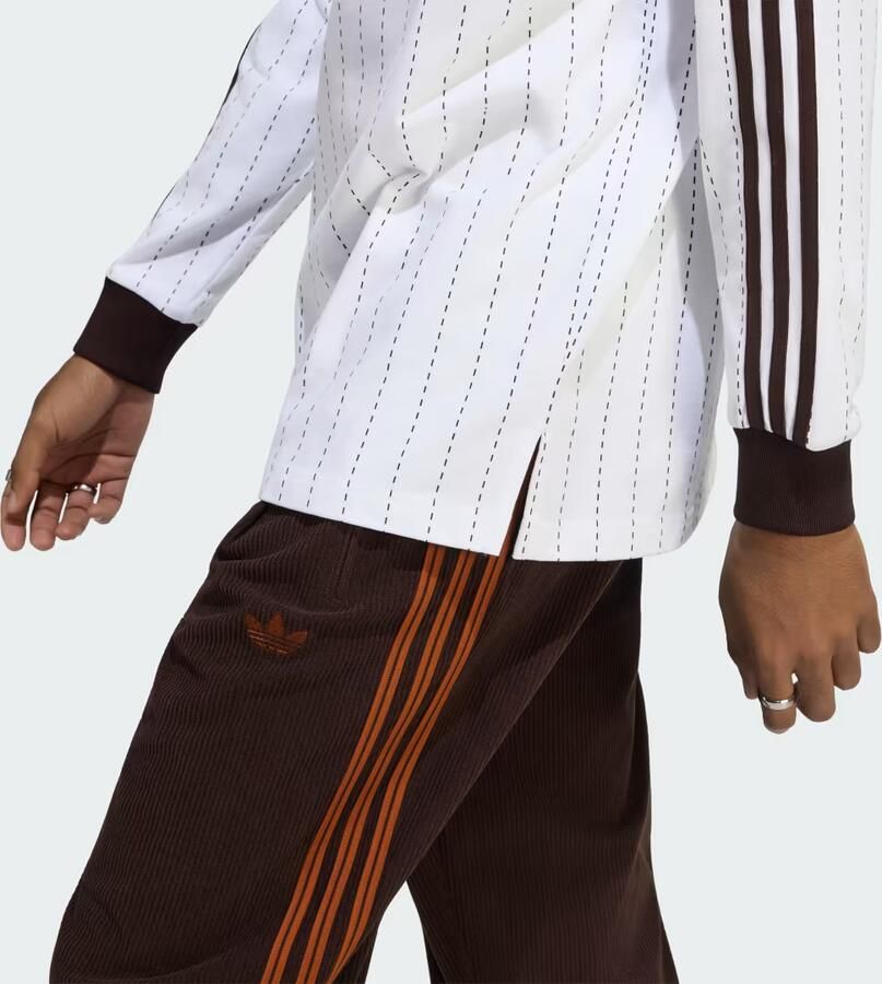 Adidas POLOSHIRT MET KRIJTSTREEPJES EN LANGE MOUWEN - Foto 3