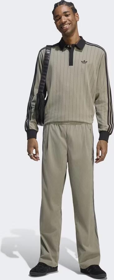 Adidas POLOSHIRT MET KRIJTSTREEPJES EN LANGE MOUWEN - Foto 4