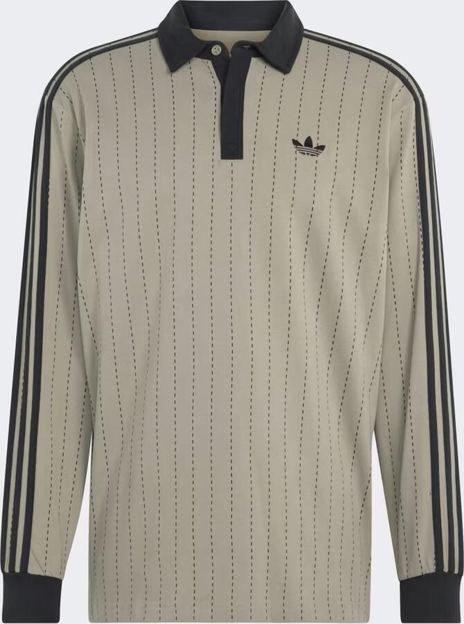 Adidas POLOSHIRT MET KRIJTSTREEPJES EN LANGE MOUWEN - Foto 2