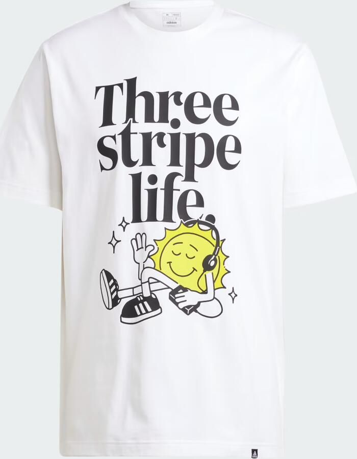 Adidas T-shirt Korte Mouw Positivity Graphic T-Shirt