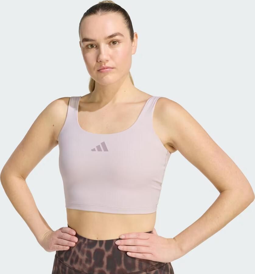 Adidas Sportswear Sport-bh met logoprint en detail op de rug - Foto 3