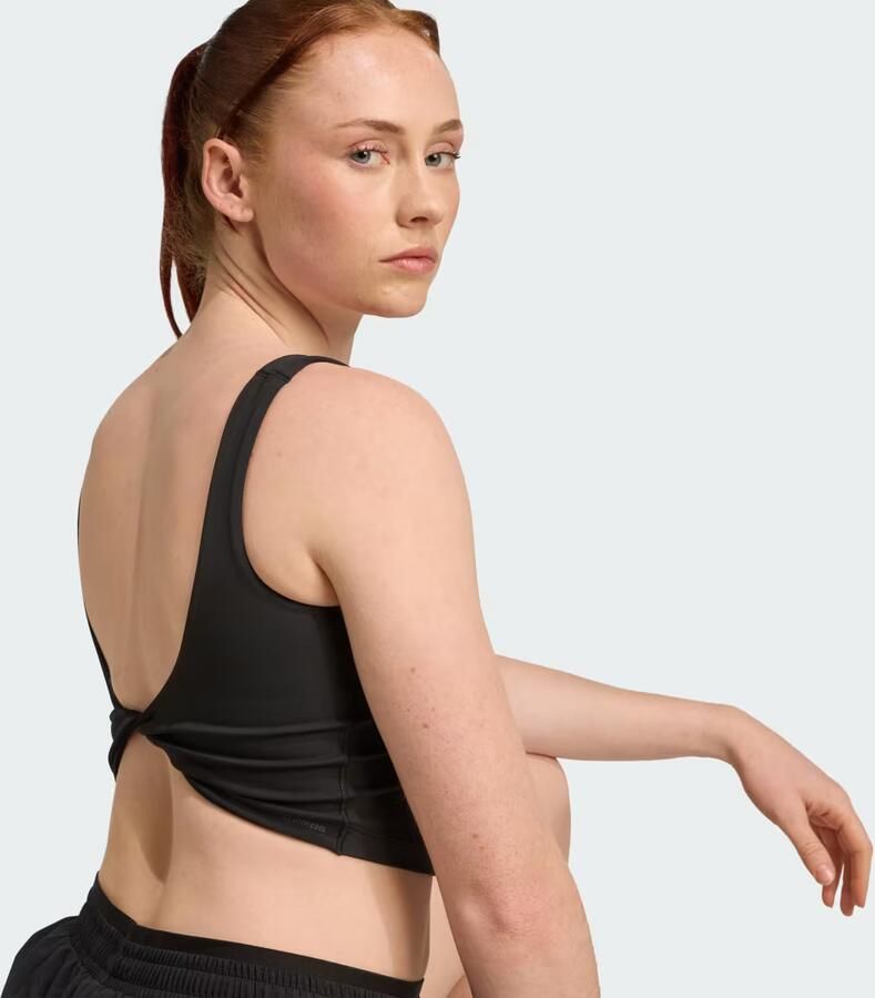 Adidas Sportswear Korte top met labelprint