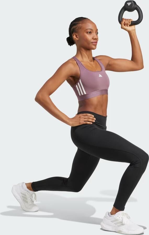 Adidas Powerreact Training Medium-Support Hyperglam Beha - Foto 4