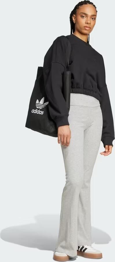 Adidas Originals Premium Essentials Oversized Sweatshirt Zwart- Dames Zwart - Foto 5