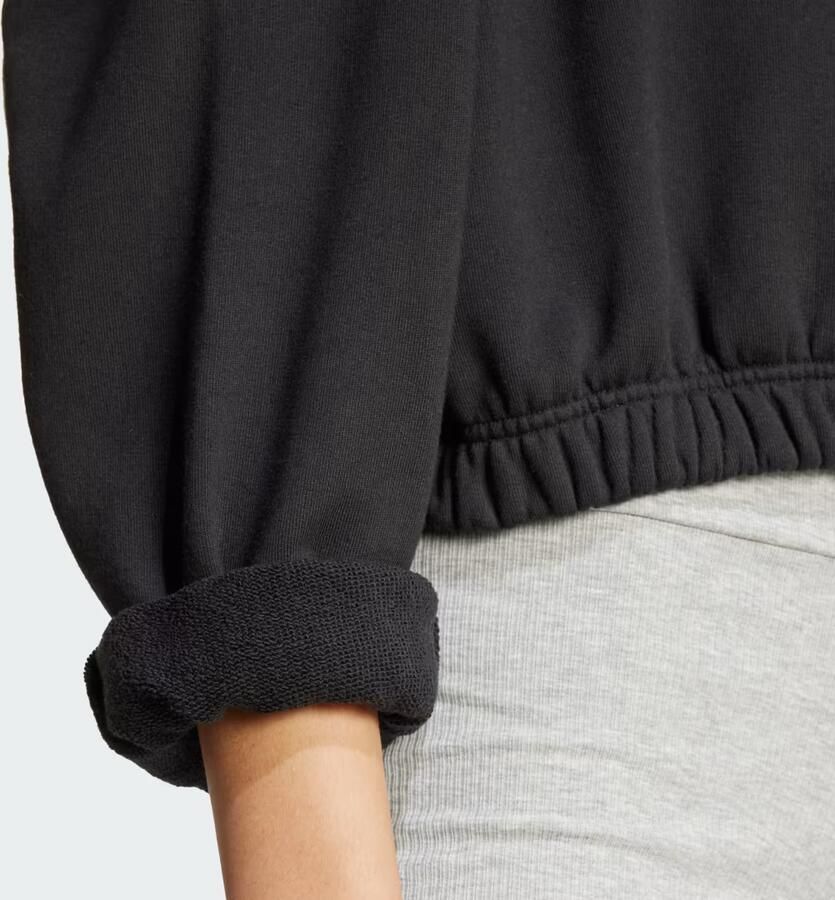 Adidas Originals Premium Essentials Oversized Sweatshirt Zwart- Dames Zwart - Foto 2