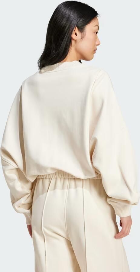 Adidas Originals Premium Essentials Oversized Sweatshirt voor vrouwen Beige Dames - Foto 10