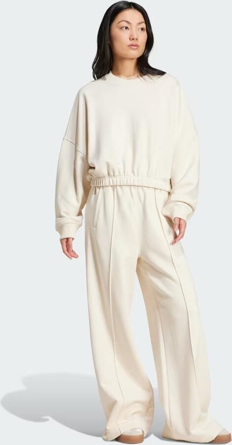 Adidas Originals Premium Essentials Oversized Sweatshirt voor vrouwen Beige Dames - Foto 9