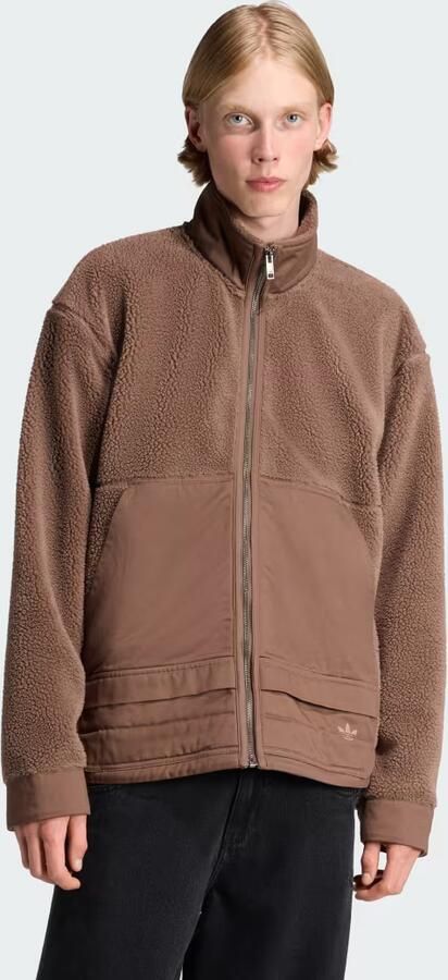 Adidas Premium Essentials Polar-Fleece Jack met Lange Ritssluiting