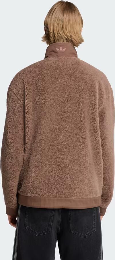 Adidas Originals Regular fit fleecejack met opstaande kraag - Foto 4