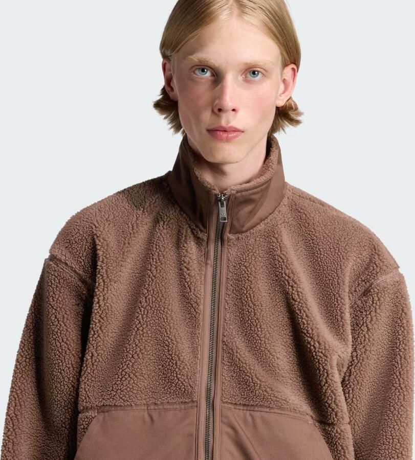Adidas Originals Regular fit fleecejack met opstaande kraag - Foto 2