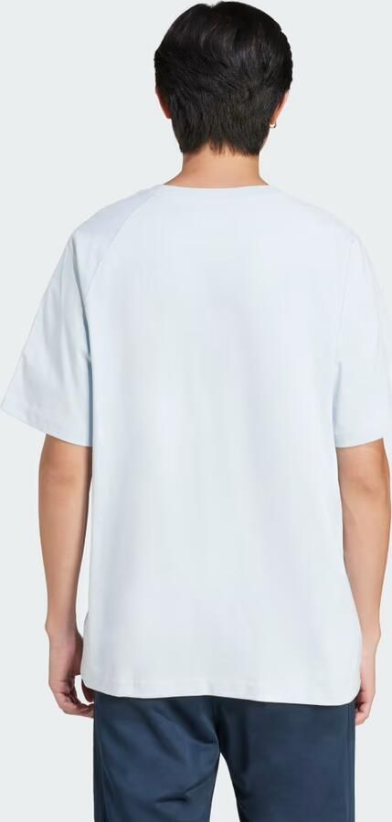 Adidas Originals T-shirt met geribde ronde hals - Foto 4