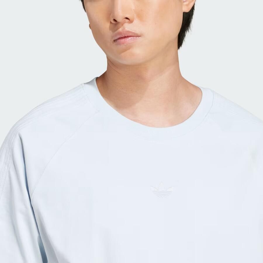 Adidas Originals T-shirt met geribde ronde hals