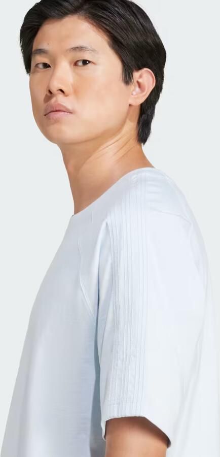 Adidas Originals T-shirt met geribde ronde hals - Foto 3