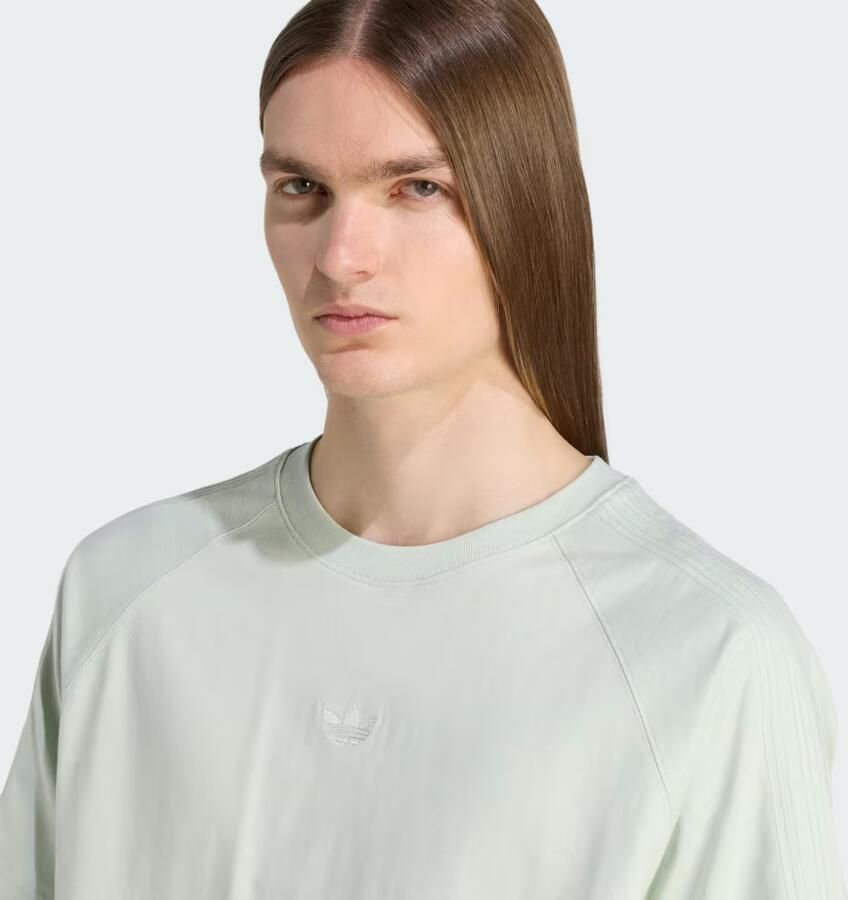 Adidas Originals T-shirt met ronde hals en labelstitching