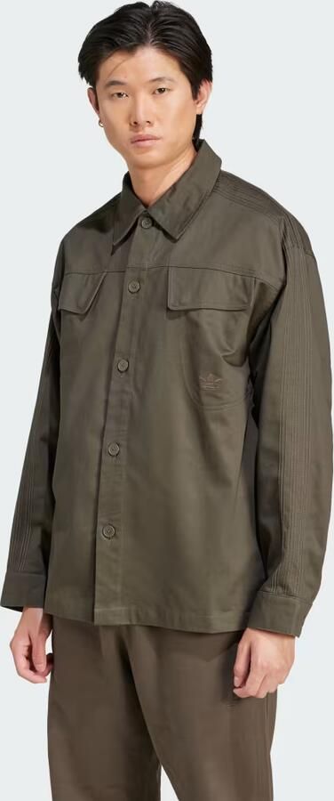 Adidas Premium Essentials Workwear Overhemd Groen- Heren Groen - Foto 6