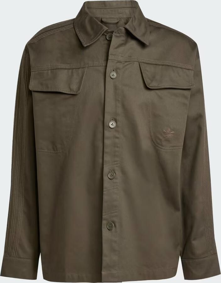 Adidas Premium Essentials Workwear Overhemd Groen- Heren Groen - Foto 2