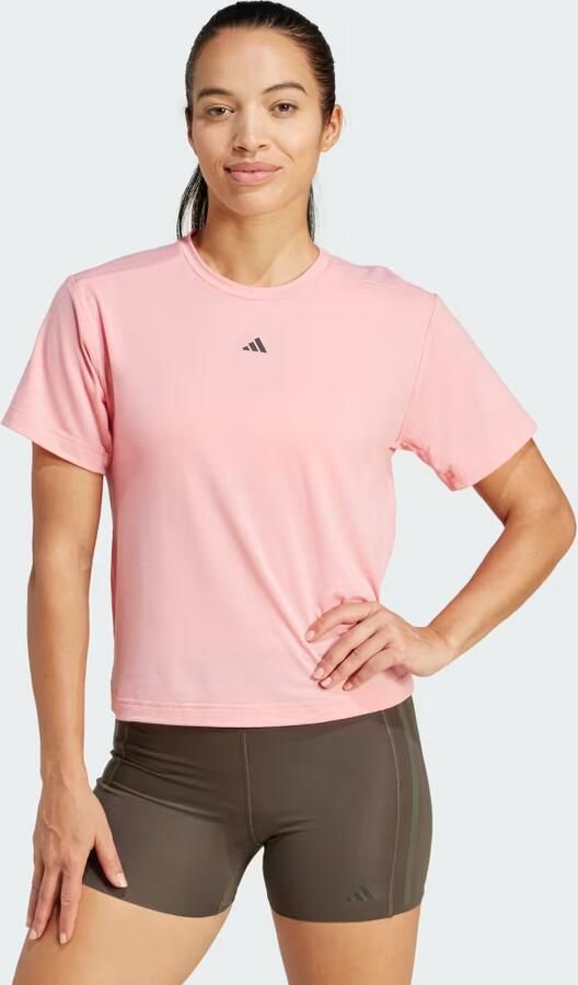 Adidas T-shirt Korte Mouw T-shirt Power Back Cutout 3-Stripes