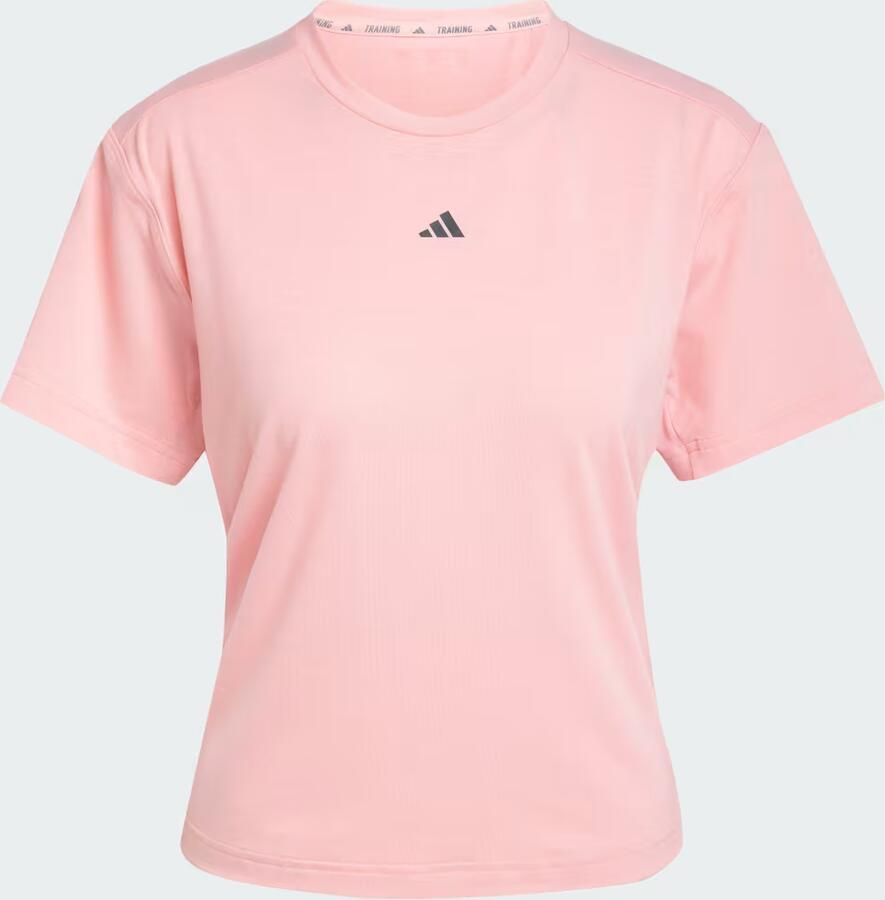 Adidas T-shirt Korte Mouw T-shirt Power Back Cutout 3-Stripes - Foto 2