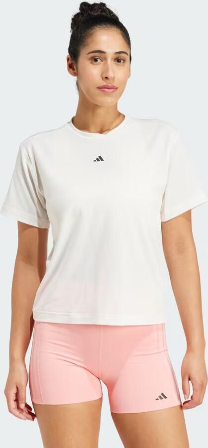 Adidas PrimeLift Back-Cutout 3-Stripes T-shirt