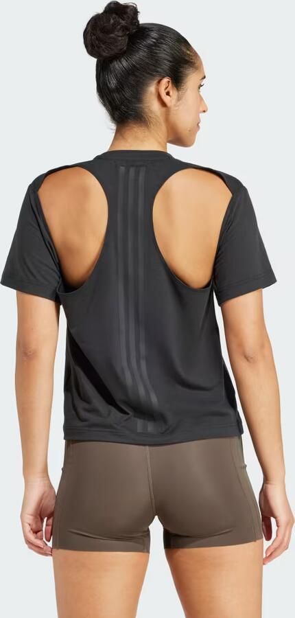 Adidas PrimeLift Back-Cutout 3-Stripes T-shirt - Foto 5