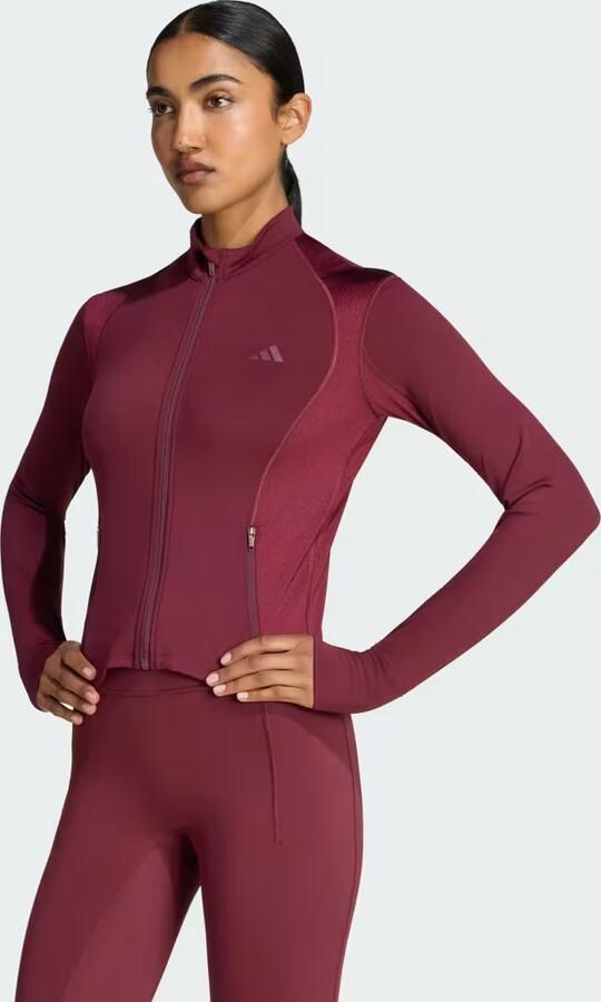 Adidas PrimeLift Essentials Shine Workoutjack met Rits