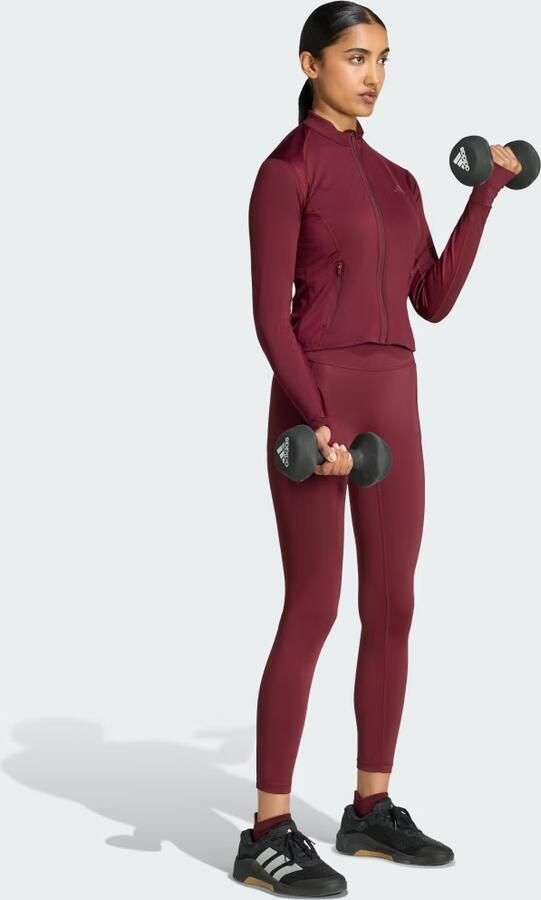 Adidas PrimeLift Essentials Shine Workoutjack met Rits - Foto 5