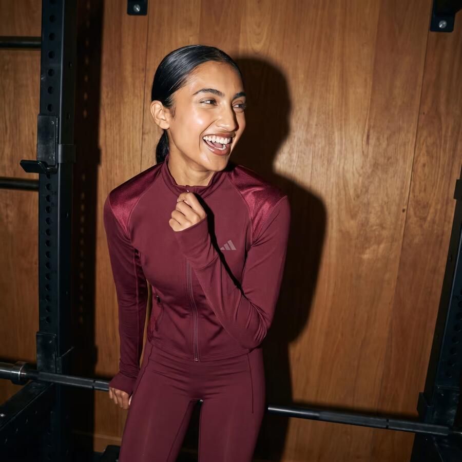 Adidas PrimeLift Essentials Shine Workoutjack met Rits - Foto 3