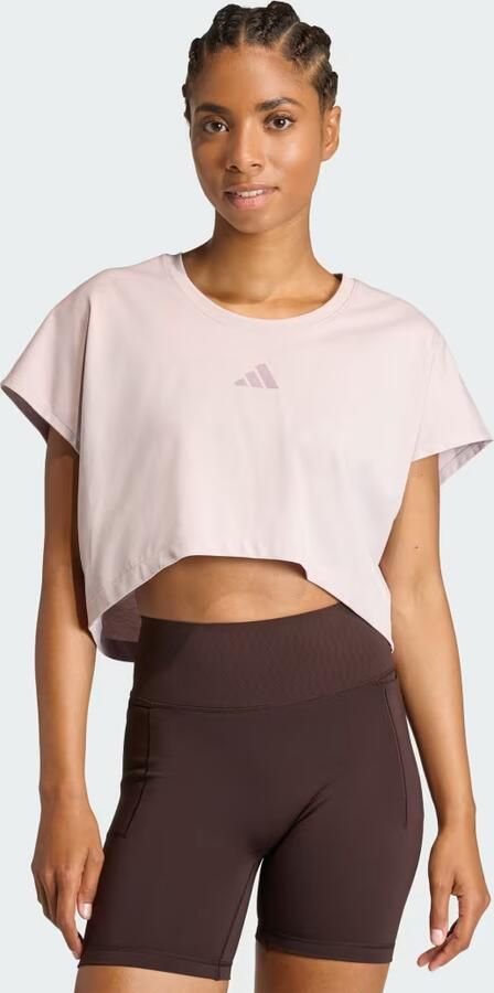 Adidas PrimeLift Korte Boxy 3-Stripes Workouttanktop