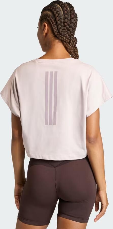 Adidas PrimeLift Korte Boxy 3-Stripes Workouttanktop - Foto 6