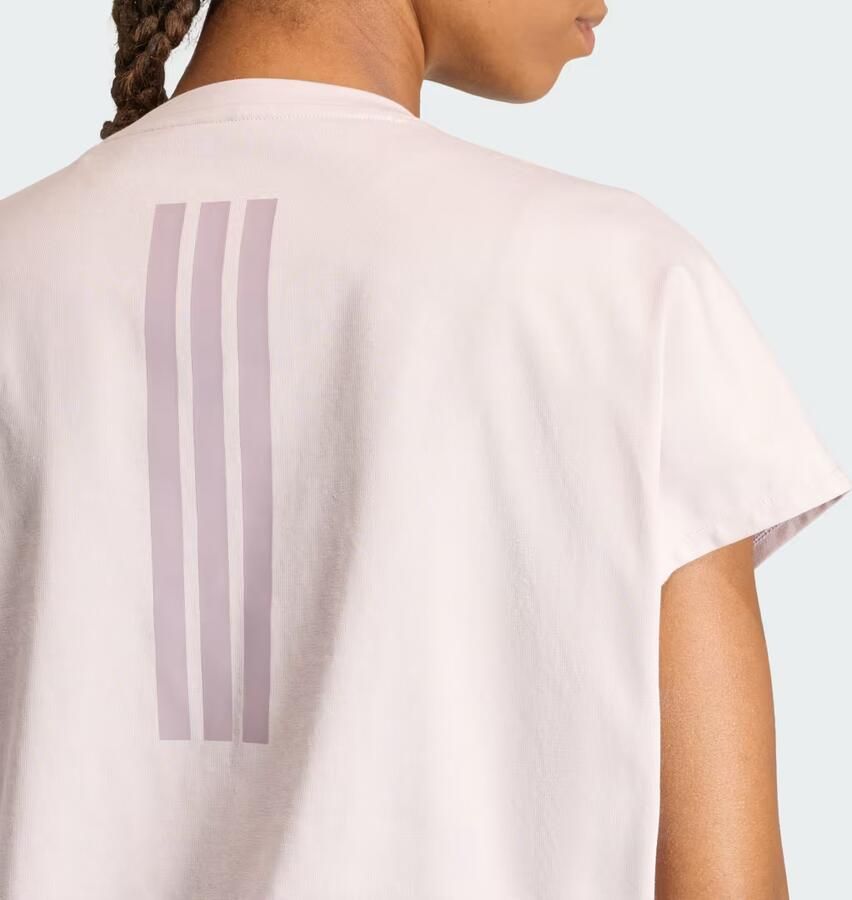 Adidas PrimeLift Korte Boxy 3-Stripes Workouttanktop - Foto 2