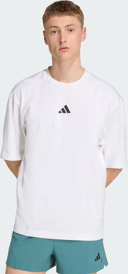 Adidas Training Oversize sport-T-shirt met logoprint - Foto 2